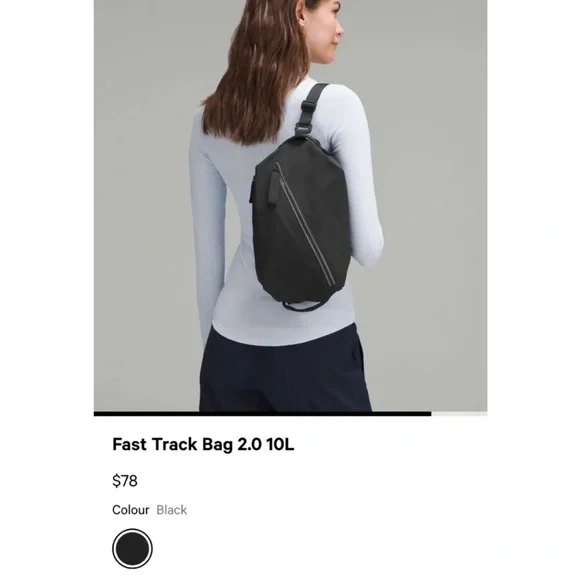 lululemon fast track 2.0 L backpack black Fast Track Bag 2.0 10L | lululemon TH main image 4